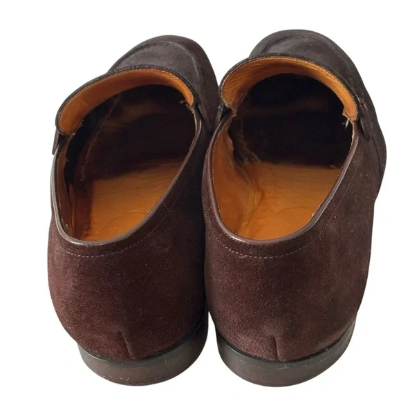 GUCCI Men's Brown Suede Loafers SZ 8.5D - Picture 8 of 15